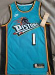 Maillot de Basket #1 Billups Detroit Pistons 22-23 classic Bleu